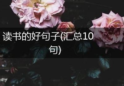 读书的好句子(汇总10句)