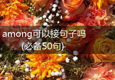 among可以接句子吗(必备50句)