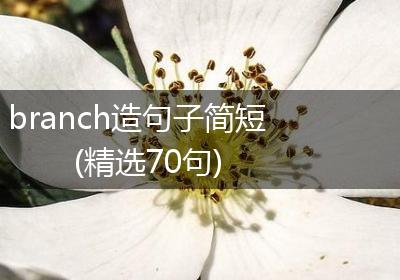 branch造句子简短(精选70句)