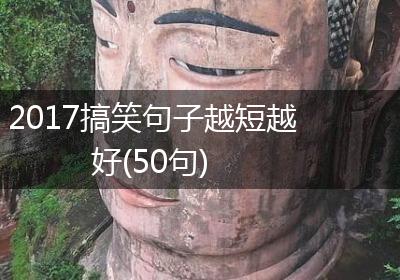 2017搞笑句子越短越好(50句)