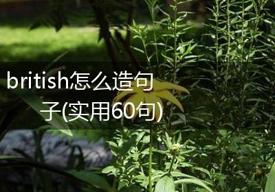 british怎么造句子(实用60句)