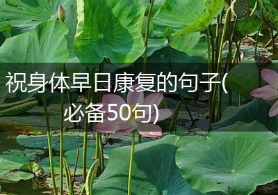 祝身体早日康复的句子(必备50句)