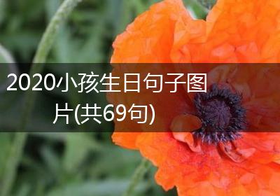 2020小孩生日句子图片(共69句)