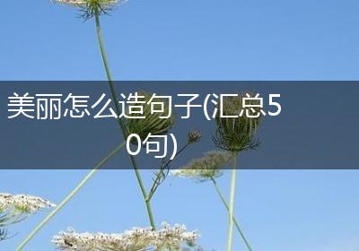 美丽怎么造句子(汇总50句)