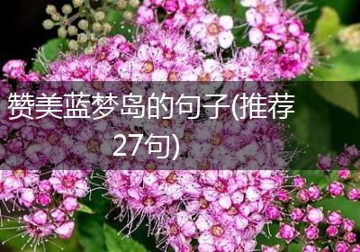 赞美蓝梦岛的句子(推荐27句)