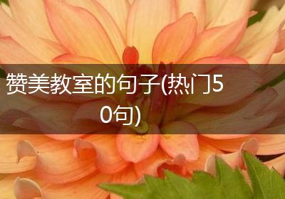 赞美教室的句子(热门50句)