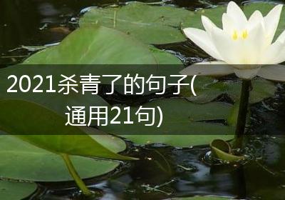 2021杀青了的句子(通用21句)