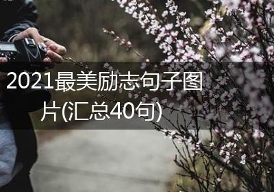 2021最美励志句子图片(汇总40句)