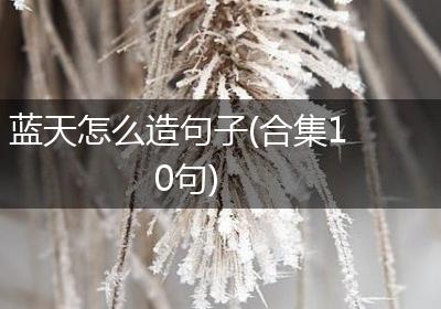 蓝天怎么造句子(合集10句)