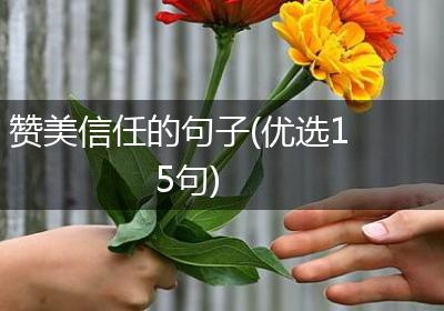 赞美信任的句子(优选15句)