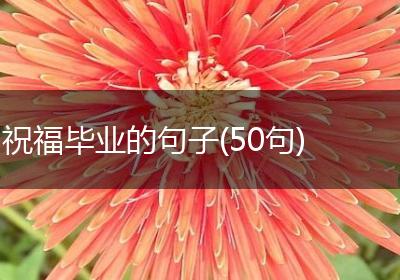 祝福毕业的句子(50句)