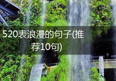 520表浪漫的句子(推荐10句)