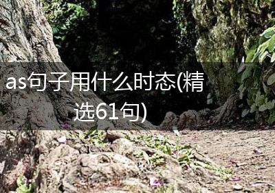 as句子用什么时态(精选61句)