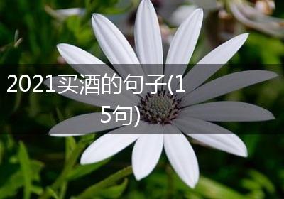 2021买酒的句子(15句)