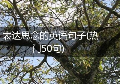 表达思念的英语句子(热门50句)