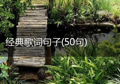 经典歌词句子(50句)