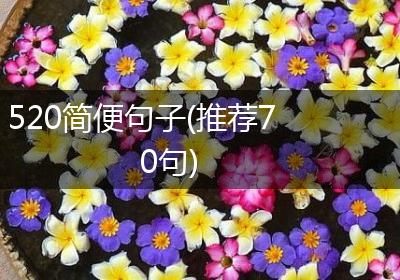 520简便句子(推荐70句)