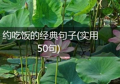 约吃饭的经典句子(实用50句)