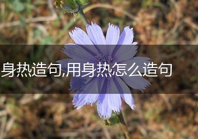身热造句,用身热怎么造句
