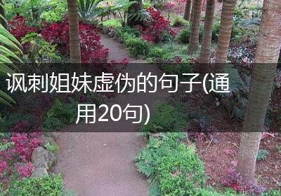 讽刺姐妹虚伪的句子(通用20句)