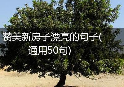 赞美新房子漂亮的句子(通用50句)