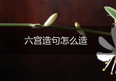 六宫造句怎么造