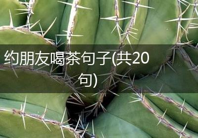 约朋友喝茶句子(共20句)