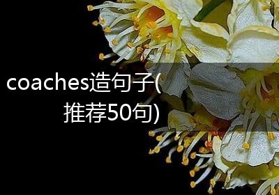 coaches造句子(推荐50句)
