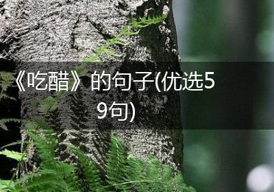 《吃醋》的句子(优选59句)