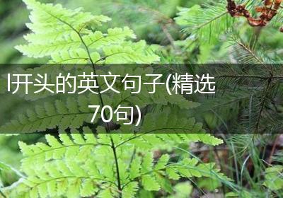 l开头的英文句子(精选70句)