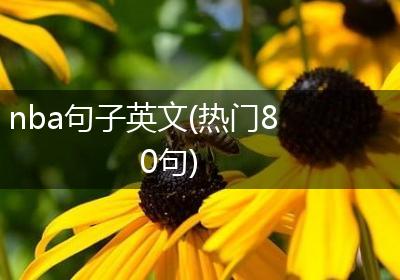 nba句子英文(热门80句)