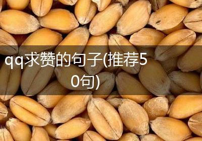 qq求赞的句子(推荐50句)