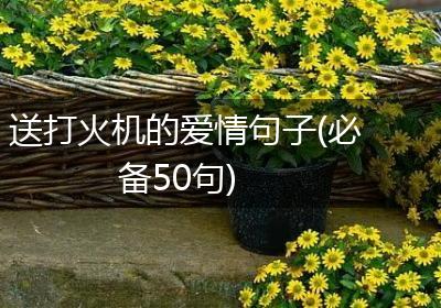 送打火机的爱情句子(必备50句)