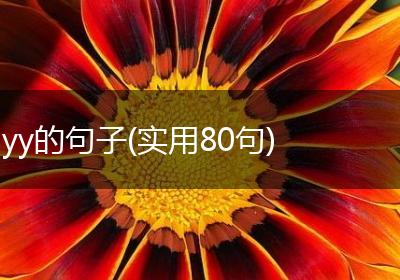 yy的句子(实用80句)