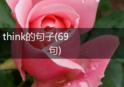 think的句子(69句)