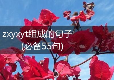 zxyxyt组成的句子(必备55句)