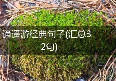 逍遥游经典句子(汇总32句)