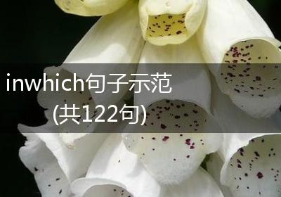 inwhich句子示范(共122句)