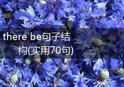 there be句子结构(实用70句)