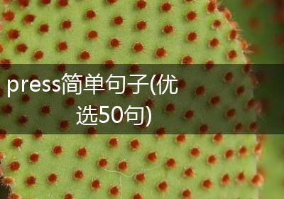 press简单句子(优选50句)