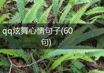qq炫舞心情句子(60句)