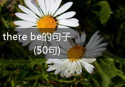 there be的句子(50句)