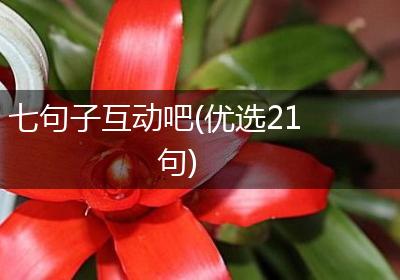 七句子互动吧(优选21句)