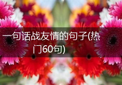 一句话战友情的句子(热门60句)