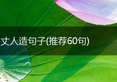 丈人造句子(推荐60句)