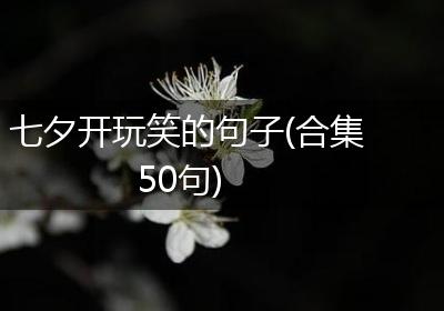 七夕开玩笑的句子(合集50句)