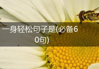 一身轻松句子是(必备60句)