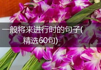 一般将来进行时的句子(精选60句)