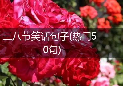 三八节笑话句子(热门50句)