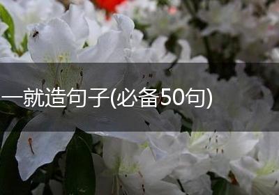 一就造句子(必备50句)